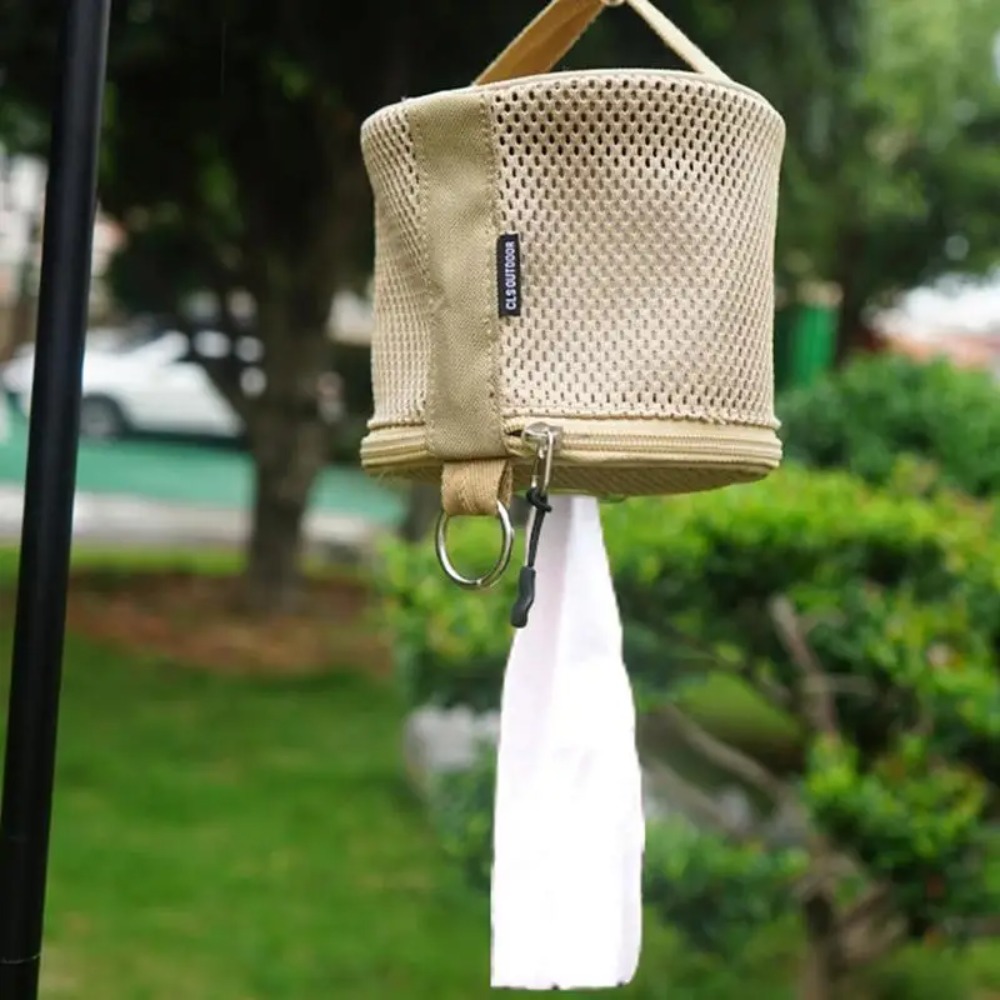 Camping Cooking Tripod - Outdoor Camping Tissue Case Roll Paper
