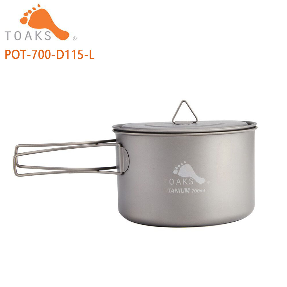 Camping Cooking System - Toaki czysty tytan naczynia kempingowe garnki