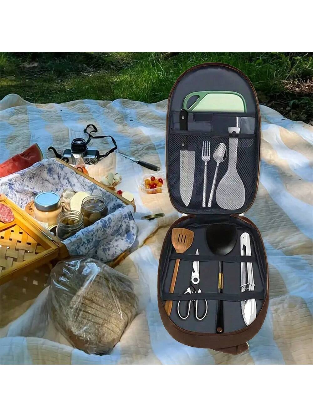 Outdoor Camping Cookware Stora – Camping Cooking Utensil Bag recenzja i cena