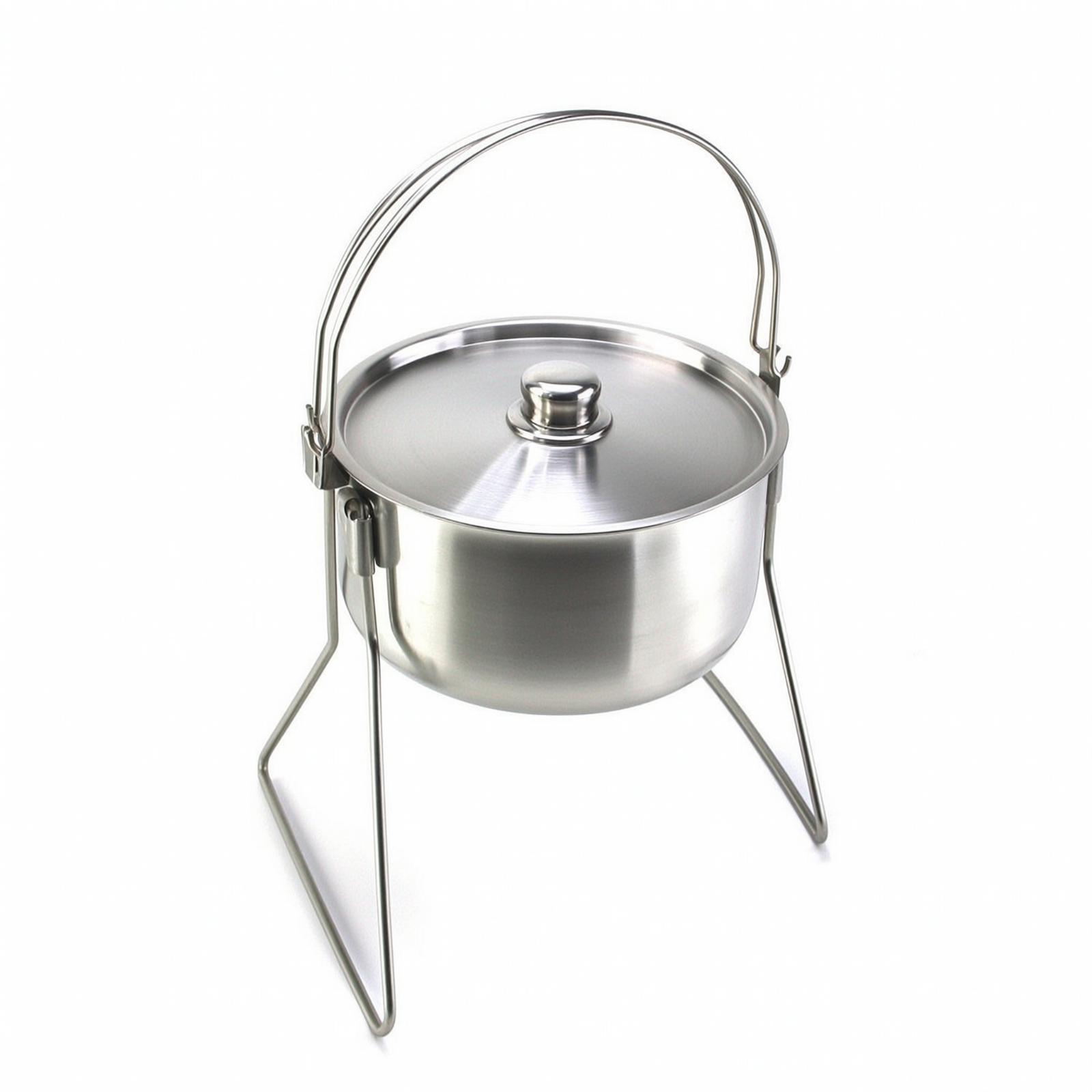 Garnek z ramą trójnogiem, ze s – Camping Cooking Tripod recenzja i cena