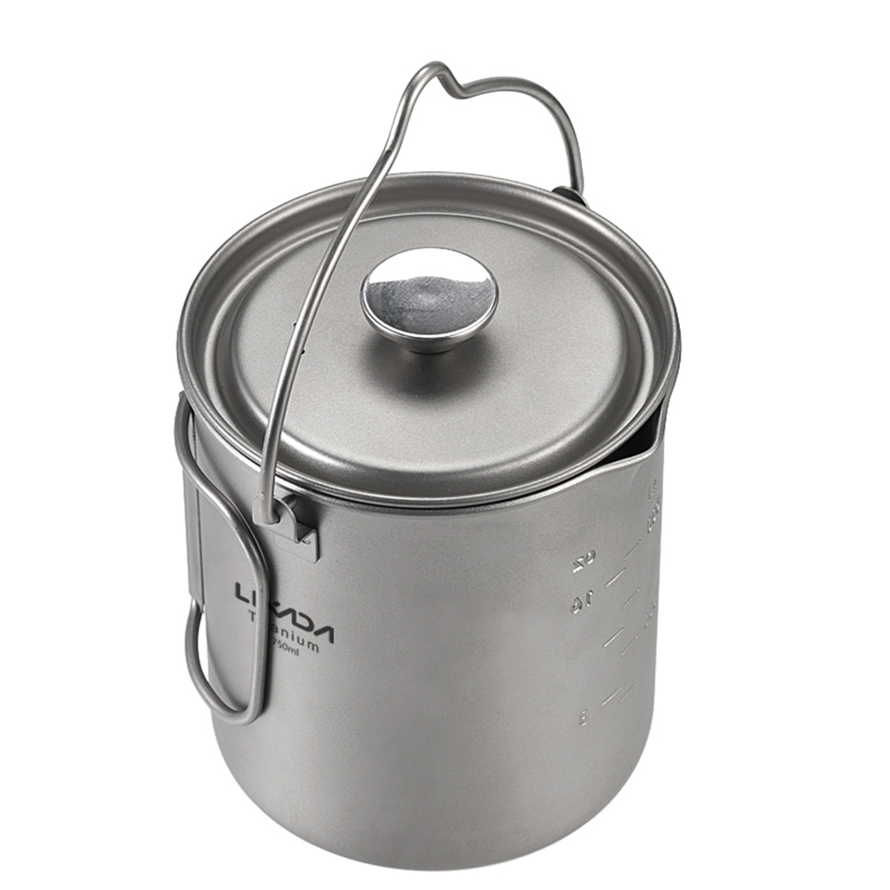 Lixada 750ml tytanowy kubek do – Camping Cooking Cup recenzja i cena