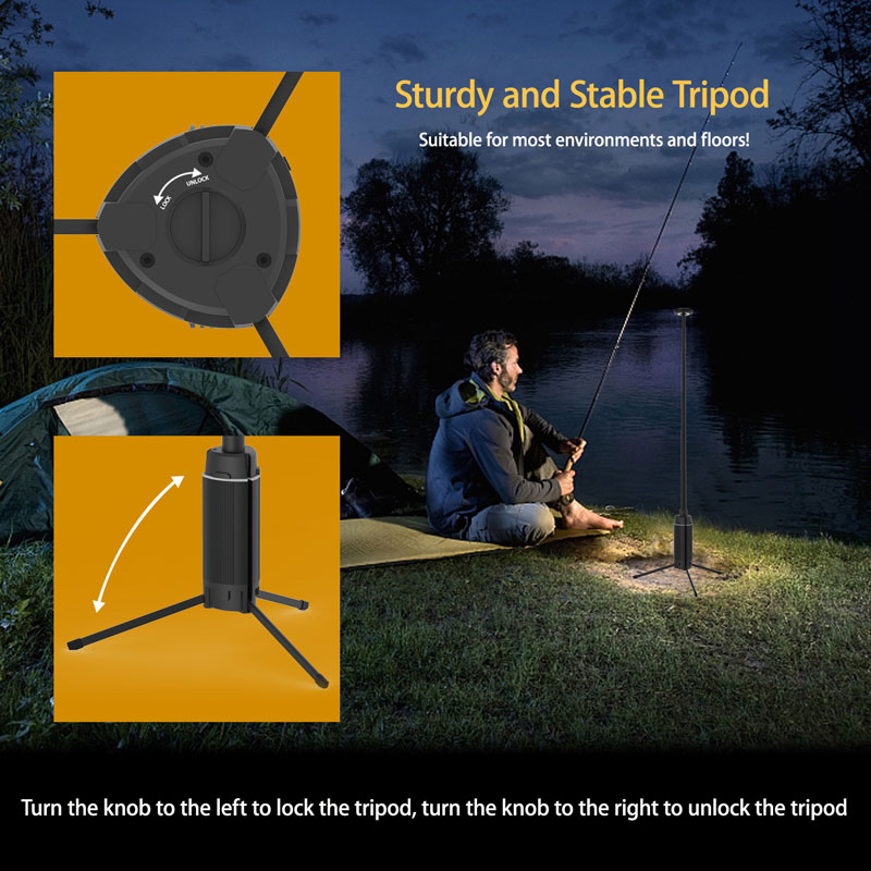 Przenośna latarnia kempingowa  – Camping Cooking Tripod recenzja i cena