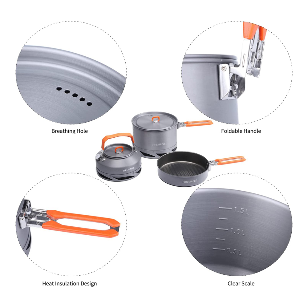 Fire Maple garnków Camping pie – Camping Cooking Bundle recenzja i cena