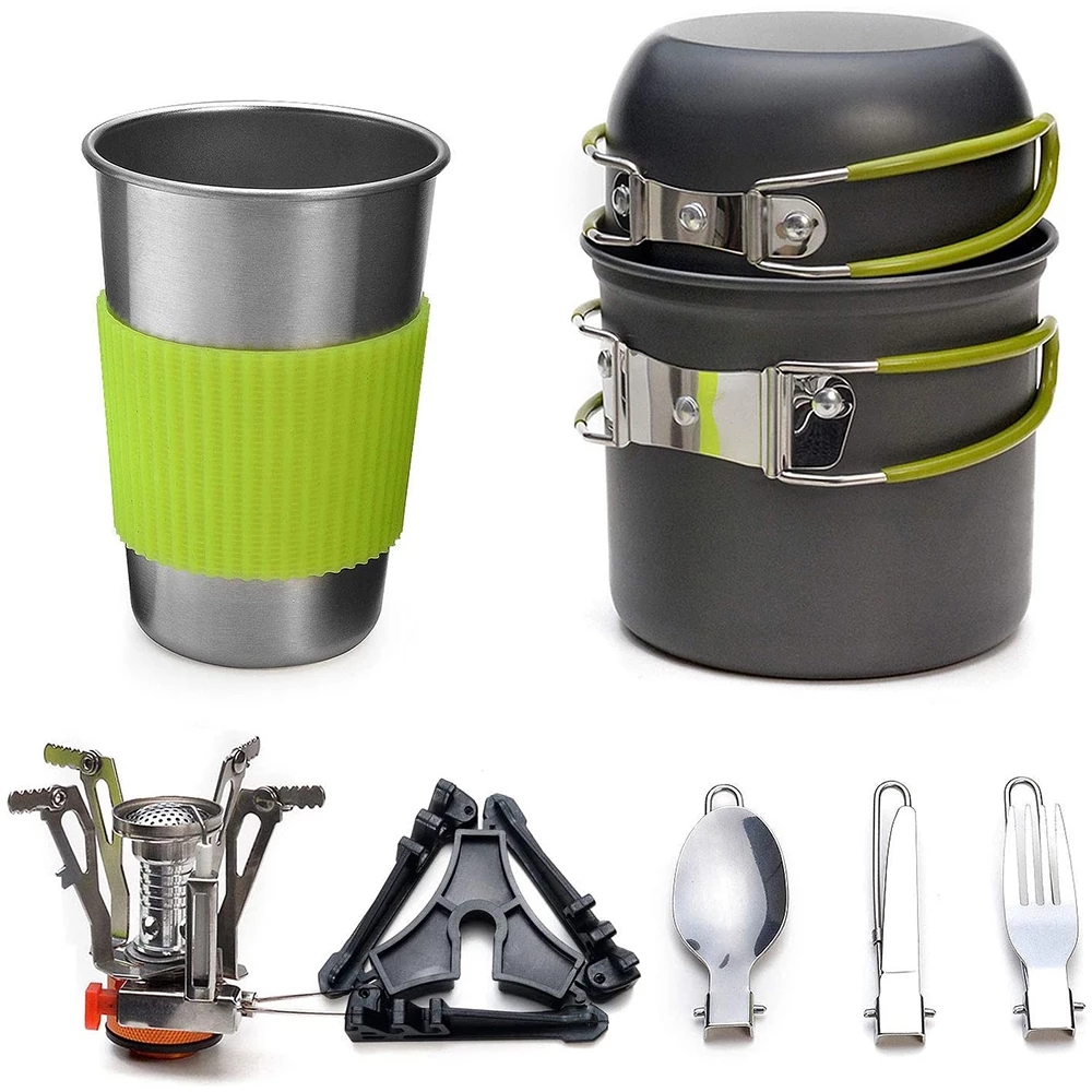 Zestaw naczyń kempingowych z k – Camping Cooking Rack recenzja i cena